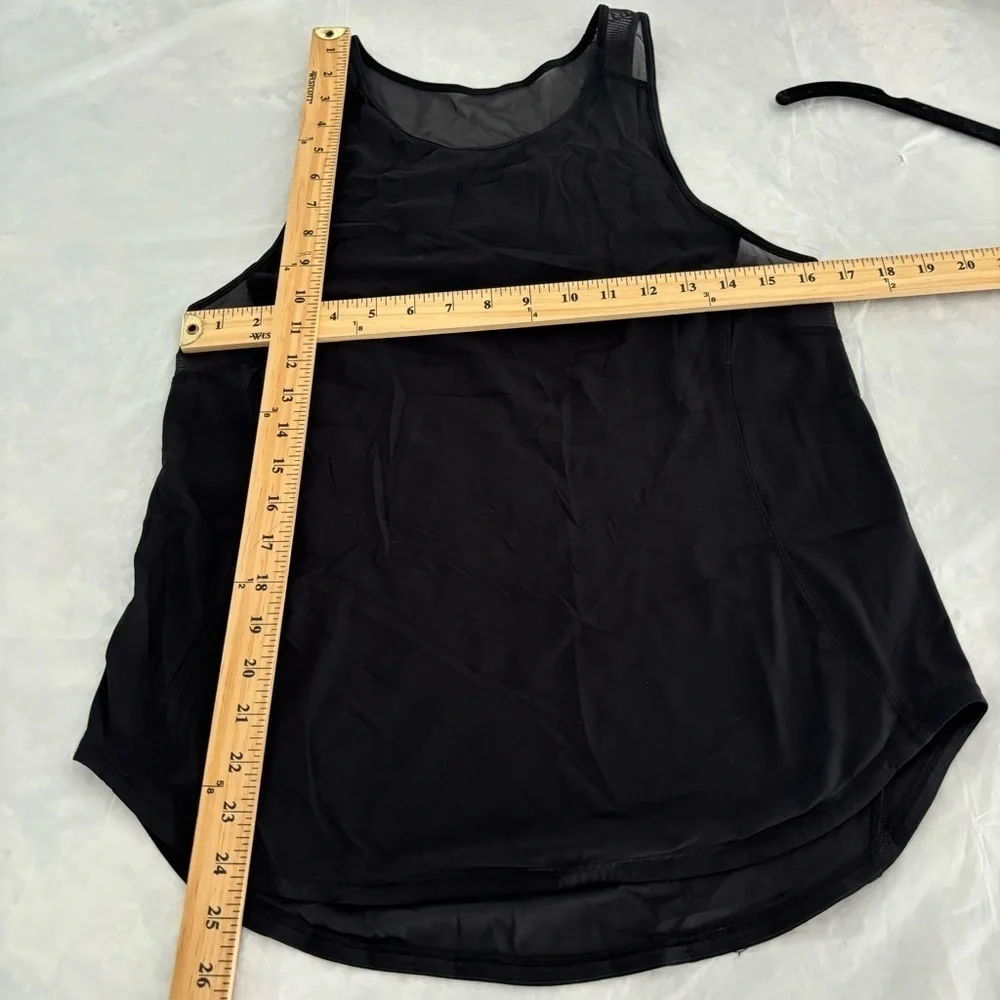Lululemon Sculpt Tank II Black size 6‎ W1NAWS